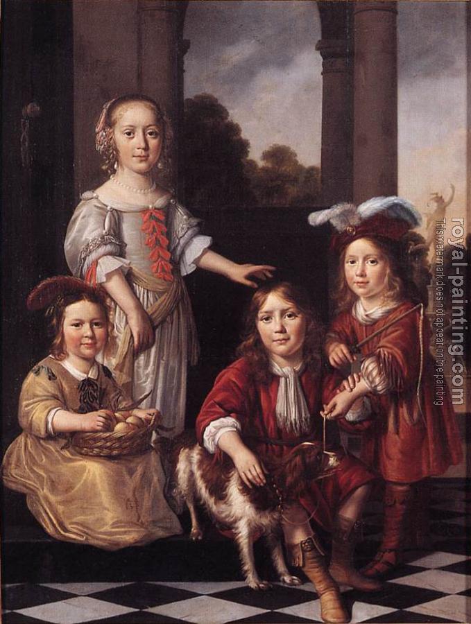 Nicolaes Maes : Portrait of Four Children
